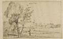 RP-T-1951-381 Gezicht op Waarder, Pieter Bartolomeusz Barbiers 1782-1837 bew